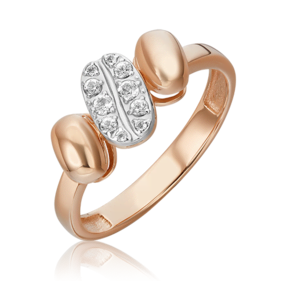 Кольцо из комбинированного золота с натуральными топазами white 01-5562-00-201-1111