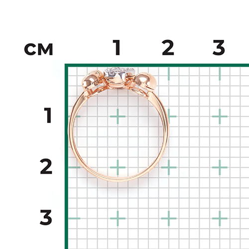 Кольцо из комбинированного золота с натуральными топазами white 01-5562-00-201-1111