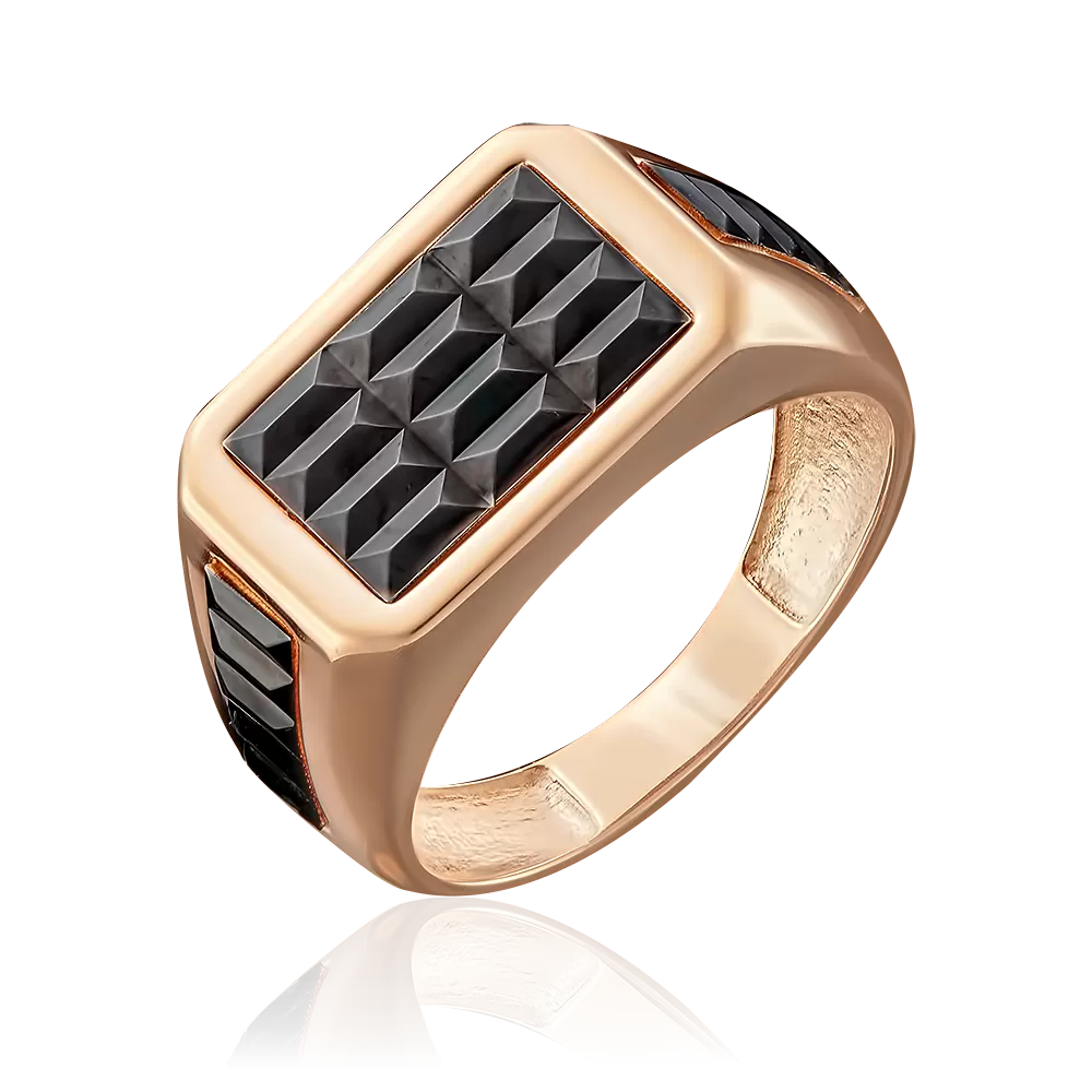 Печатка из комбинированного золота 01-4708-00-000-1111-22