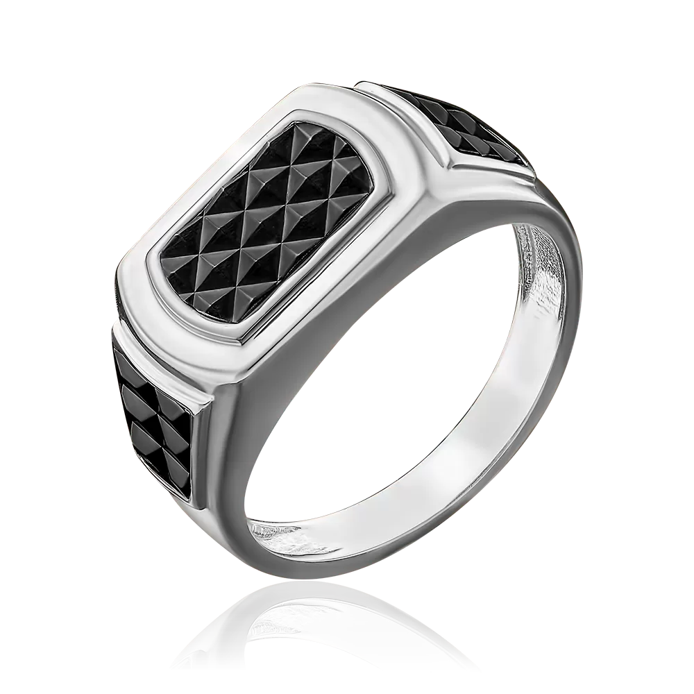 Печатка из белого золота 01-4709-00-000-1120-22