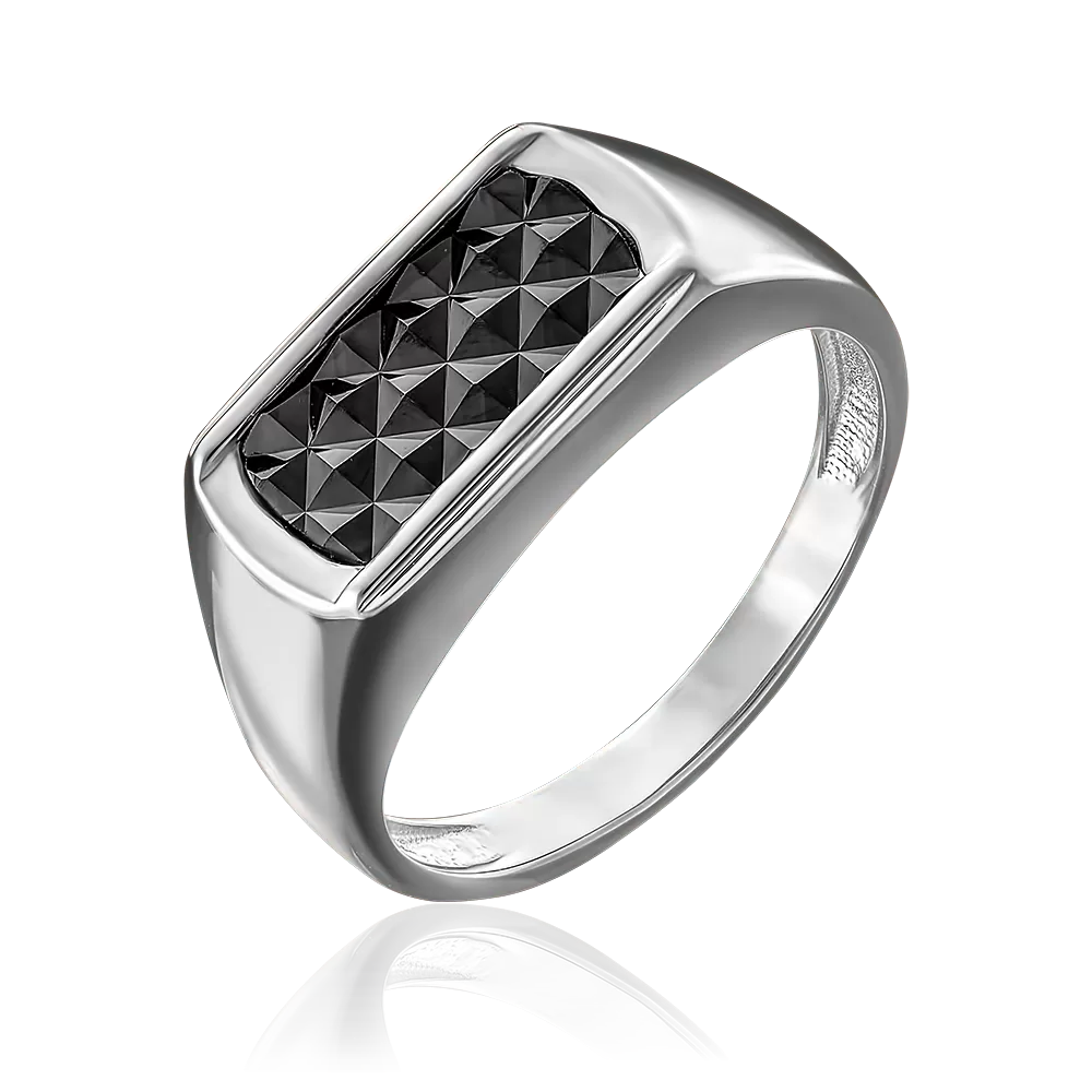 Печатка из белого золота 01-4710-00-000-1120-22