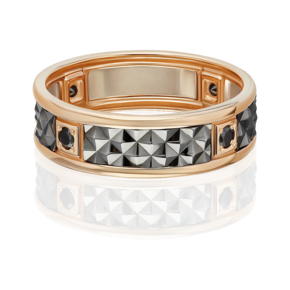 Кольцо из комбинированного золота с фианитами 01-4711-00-402-1111-22