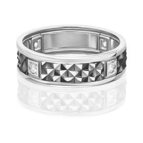 Кольцо из белого золота с фианитами 01-4711-00-401-1120-22