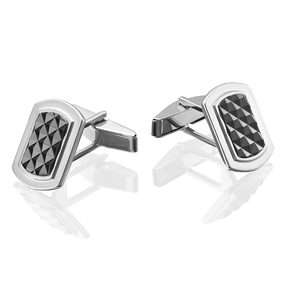 Запонки из белого золота 10-0051-00-000-1120-22