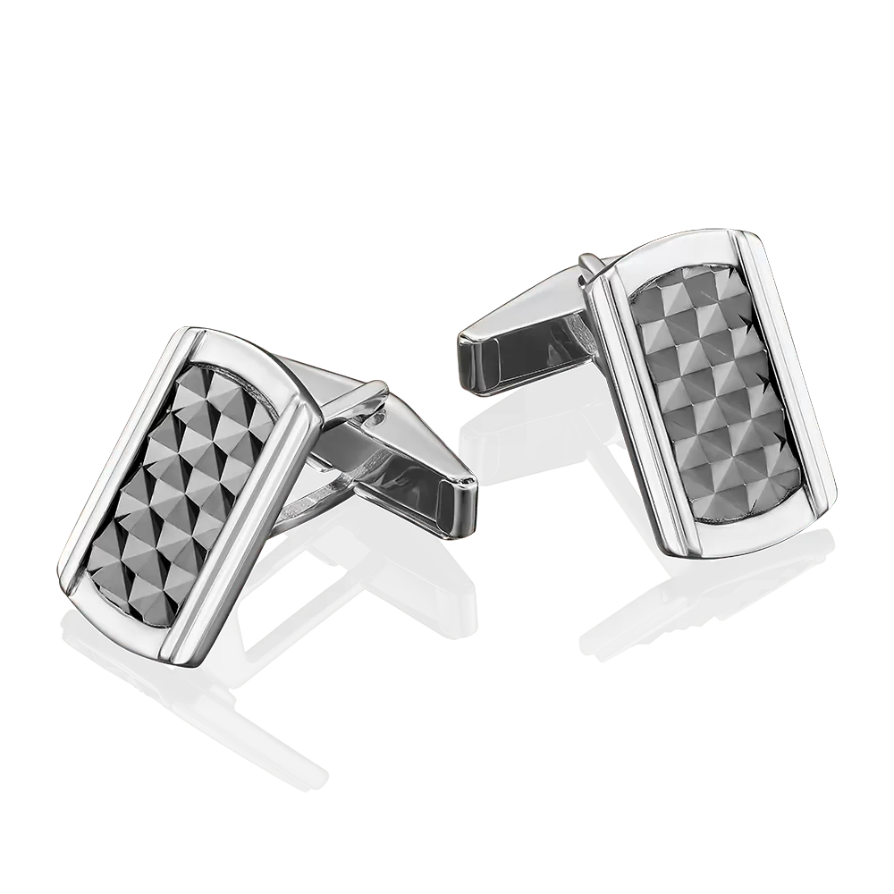 Запонки из белого золота 10-0052-00-000-1120-22