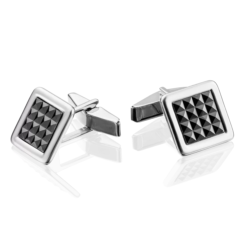 Запонки из белого золота 10-0053-00-000-1120-22