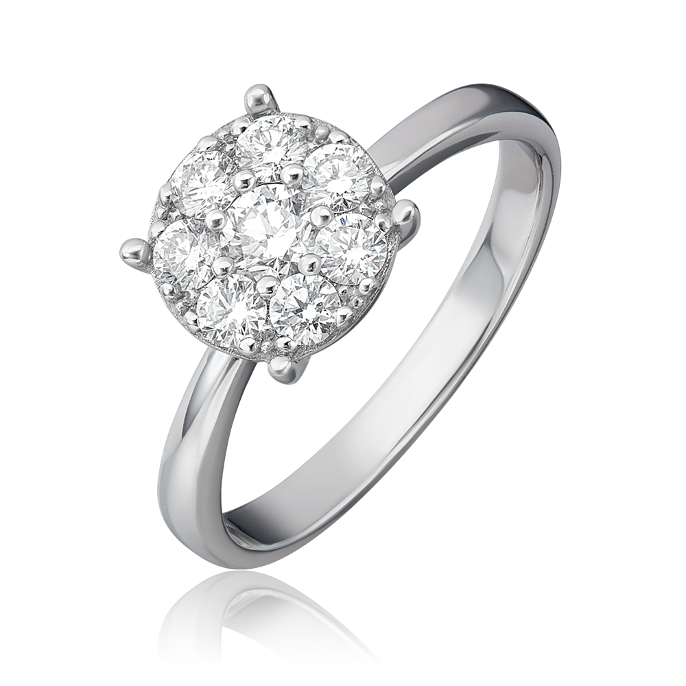 Кольцо из белого золота с бриллиантами 01-1367-00-101-1120-30