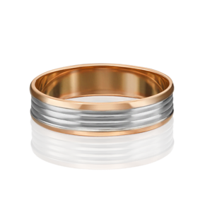 Обручальное кольцо из комбинированного золота 01-5417-00-000-1111-39