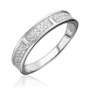 Кольцо из белого золота с бриллиантами 01-0864-00-101-1120-30