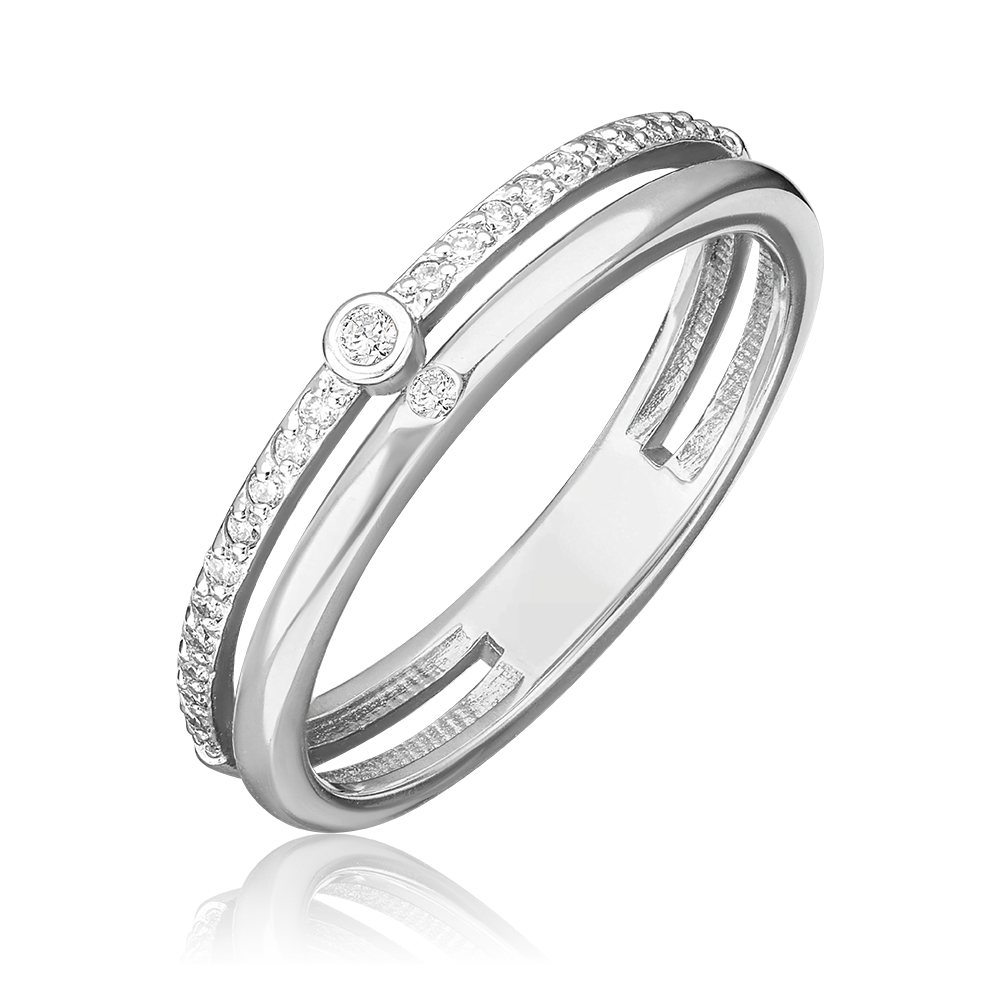 Кольцо из белого золота с бриллиантами 01-0866-00-101-1120-30