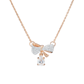 Колье «Бант» из красного золота с фианитами 07-0172-00-501-1110-38