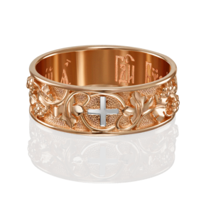 Обручальное (венчальное) кольцо из комбинированного золота 01-5400-00-000-1111-02