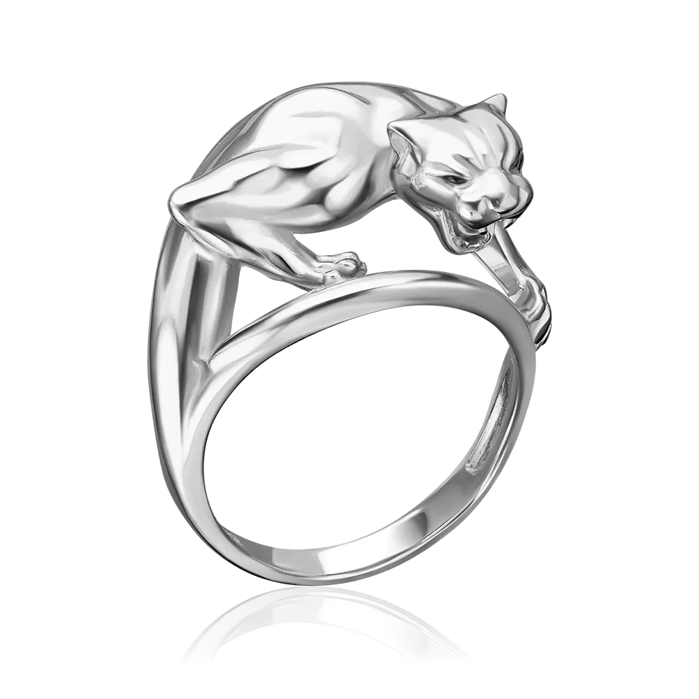 Кольцо «Пантера» из серебра 01-5351-00-000-0200