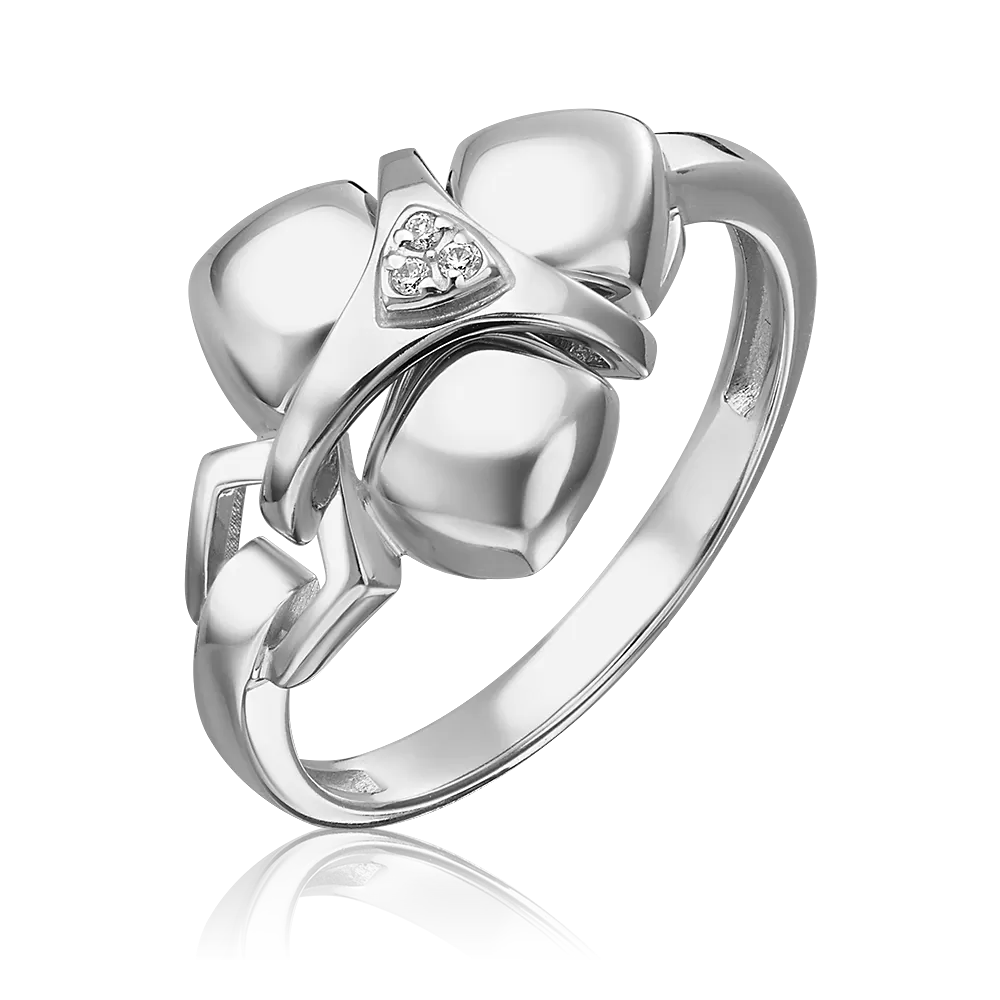 Кольцо из белого золота с бриллиантами 01-5601-00-101-1120