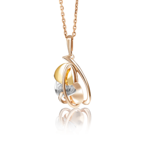 Подвеска из комбинированного золота 03-2763-00-000-1140-48