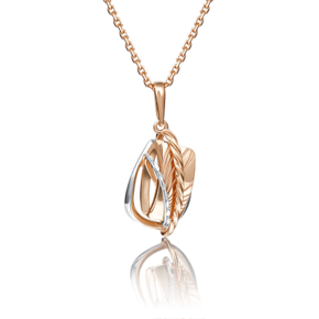 Подвеска из красного золота 03-2844-00-000-1110-48