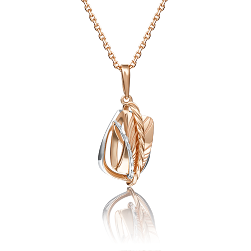 Подвеска из красного золота 03-2844-00-000-1110-48