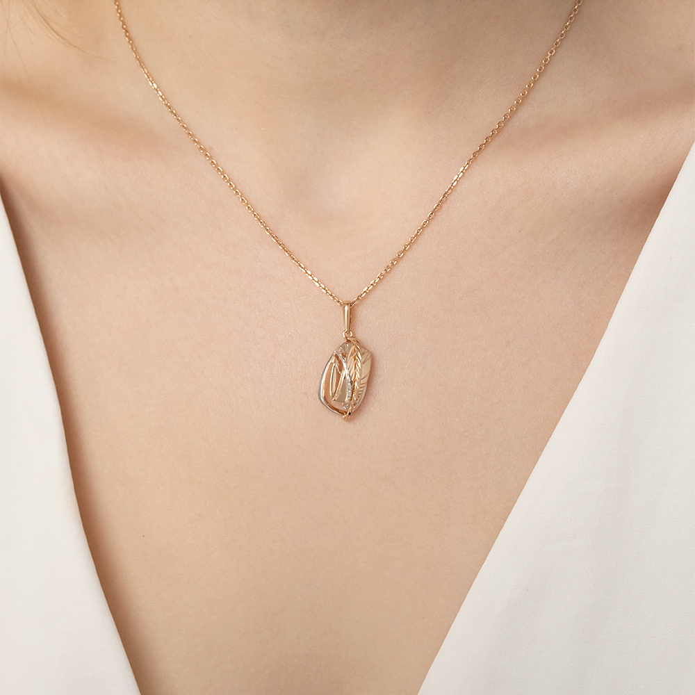 Подвеска из красного золота 03-2844-00-000-1110-48