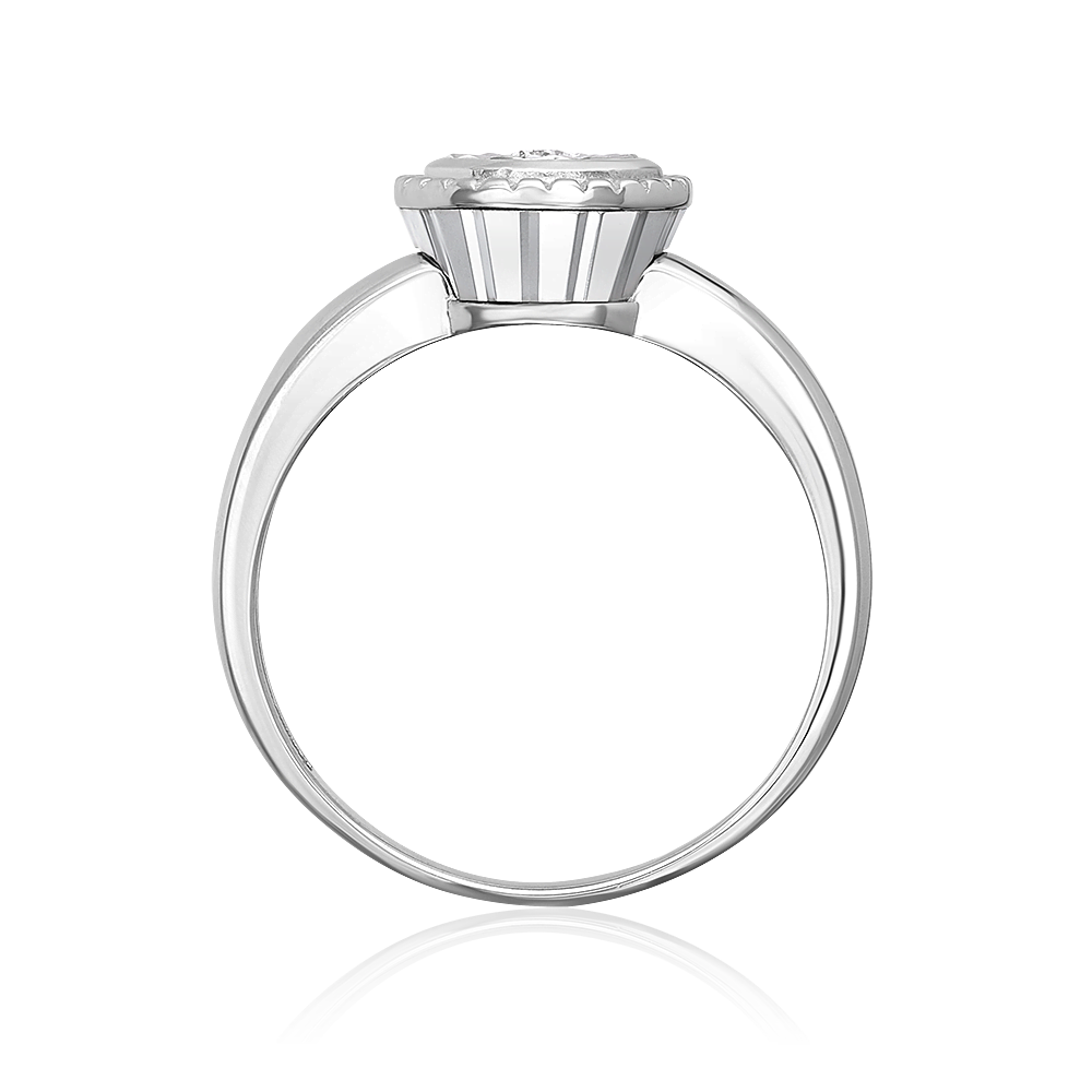 Кольцо из белого золота с бриллиантом 01-5721-00-101-1120