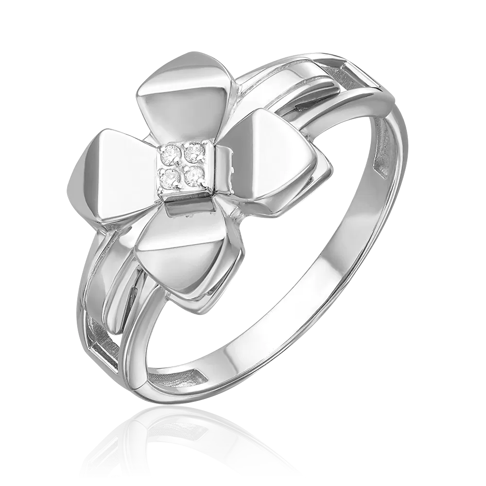 Кольцо из белого золота с бриллиантами 01-5602-00-101-1120