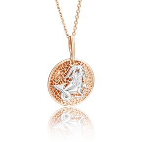 Подвеска «Знак зодиака Козерог» из комбинированного золота 03-2463-10-000-1111