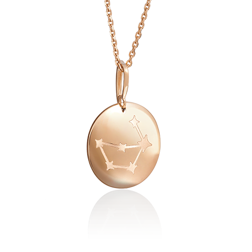 Подвеска «Знак зодиака Козерог» из комбинированного золота 03-2463-10-000-1111