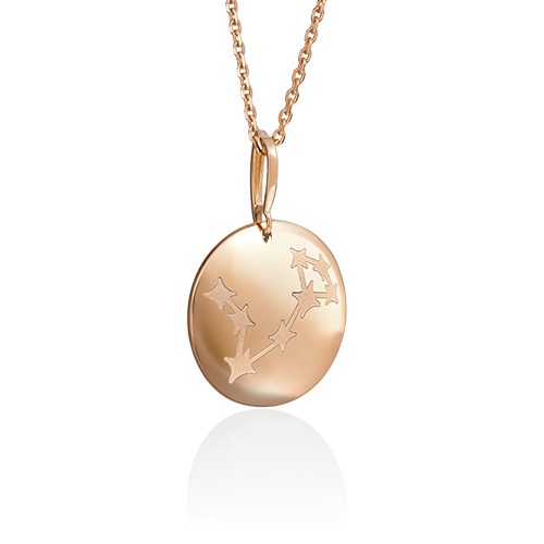 Подвеска «Знак зодиака Рыбы» из комбинированного золота 03-2463-12-000-1111
