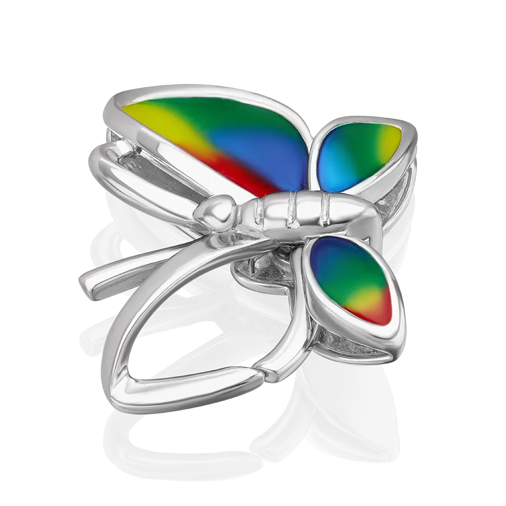 Соул «Бабочка» из серебра с эмалью 14-0011-00-000-0200