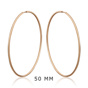 Серьги-конго из красного золота 02-0074-47-000-1110-19