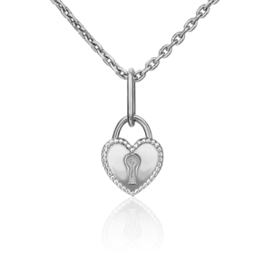 Подвеска «Сердце» из белого золота 03-3039-00-000-1120-02