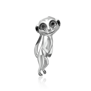 Брошь «Сурикат» из серебра с эмалью 04-0277-00-000-0200