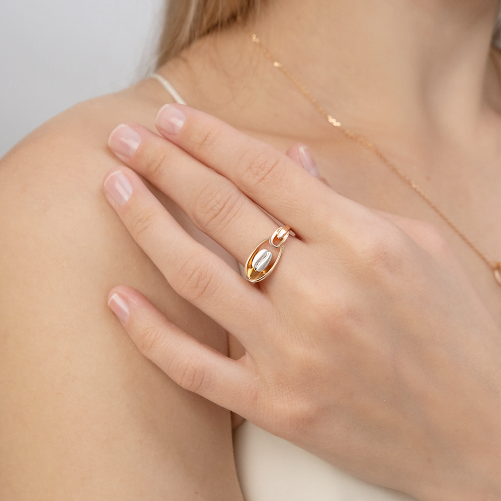 Кольцо из комбинированного золота 01-5566-00-000-1111