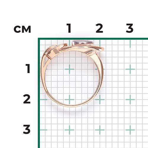 Кольцо из комбинированного золота 01-5566-00-000-1111