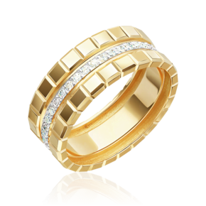 Кольцо из лимонного золота с фианитами 01-5923-00-401-1130