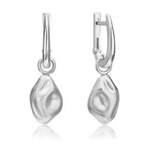 Серьги «Притяжение» с английским замком из серебра 02-4959-00-000-0200