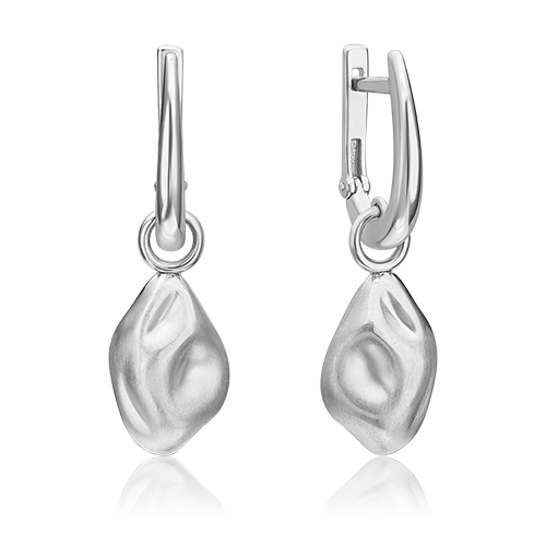 Серьги «Притяжение» с английским замком из серебра 02-4959-00-000-0200