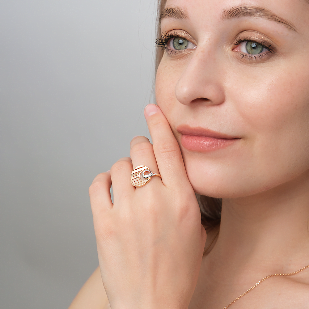 Кольцо из комбинированного золота 01-5813-00-000-1111