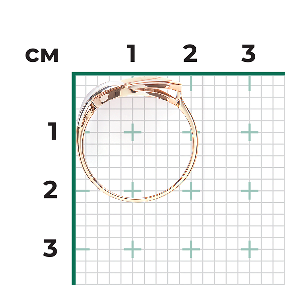 Кольцо из комбинированного золота 01-5813-00-000-1111