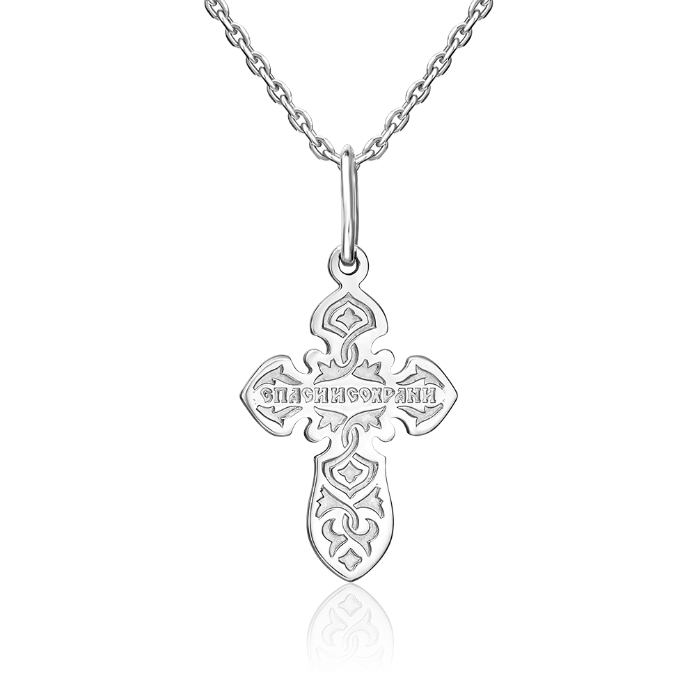 Православный крест из серебра 03-1700-00-000-0200