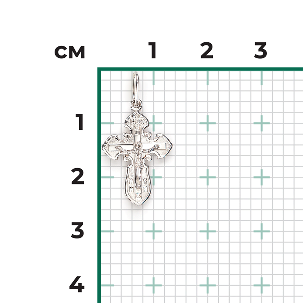 Православный крест из серебра 03-1700-00-000-0200