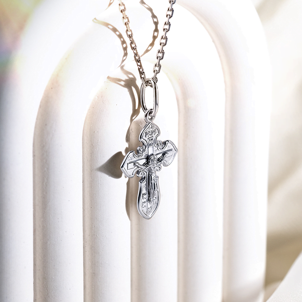 Православный крест из серебра 03-1700-00-000-0200