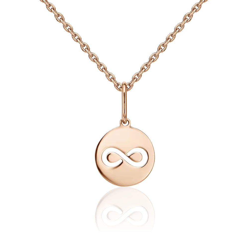 Подвеска «Бесконечность» из красного золота 03-3036-00-000-1110-01
