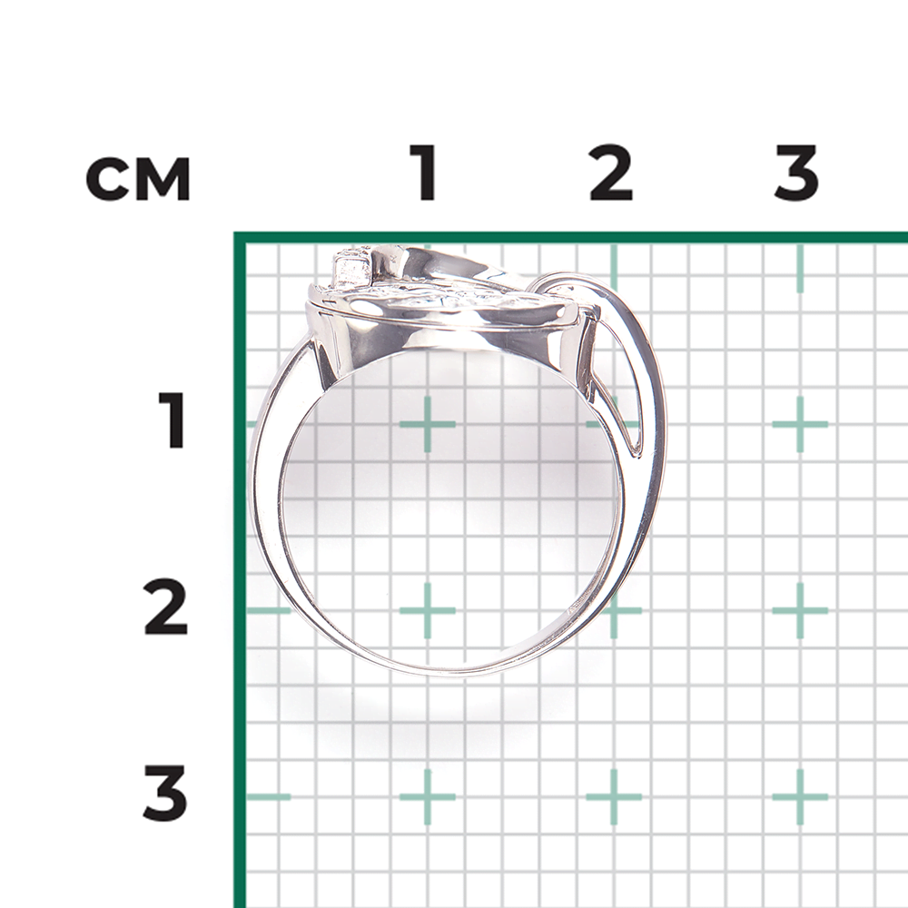 Кольцо из серебра с фианитами 01-5635-00-401-0200