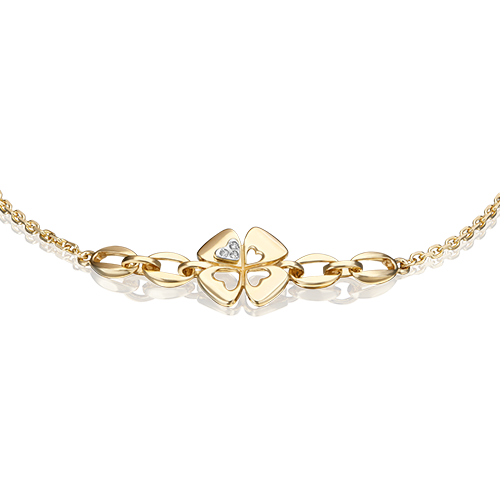 Браслет «Клевер. Незабываемые моменты» из комбинированного золота с бриллиантами 05-0697-00-101-1121