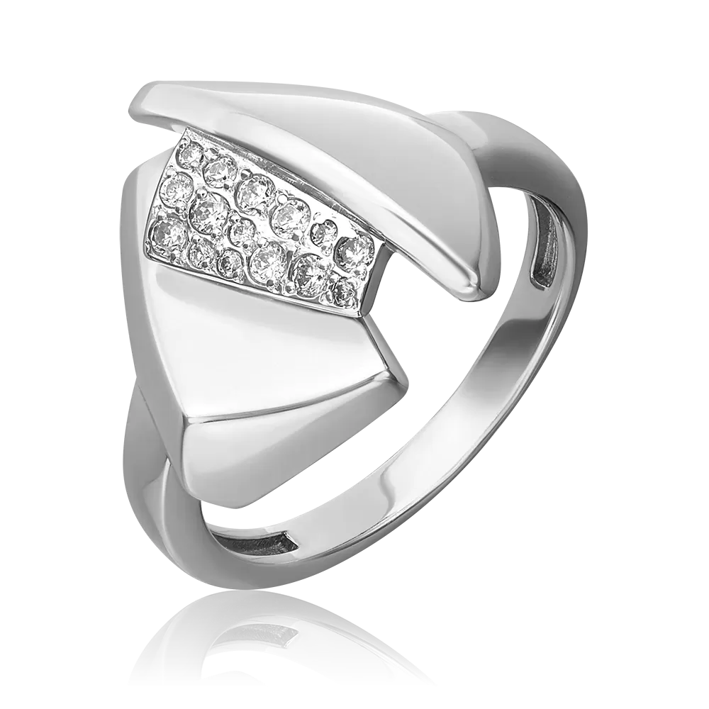 Кольцо из серебра с фианитами 01-5641-00-401-0200