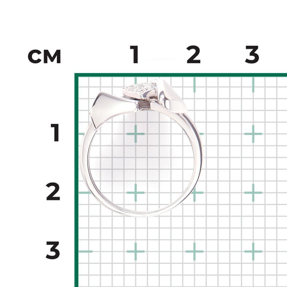 Кольцо из серебра с фианитами 01-5641-00-401-0200