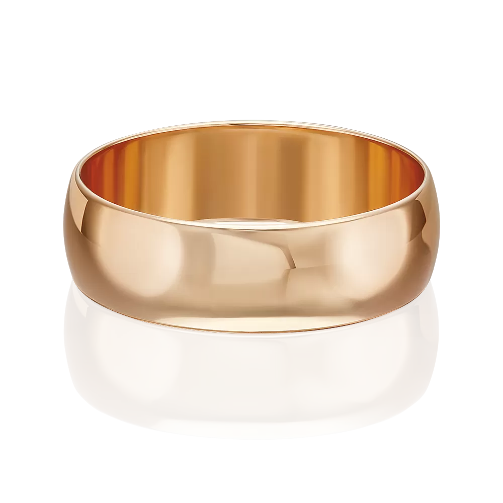 Обручальное кольцо из красного золота 01-4270-00-000-1110-11