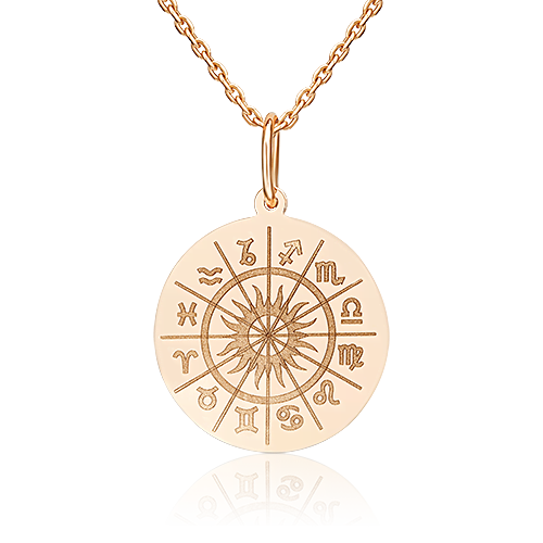 Подвеска «Знак зодиака Телец» из красного золота 03-1701-01-000-1110