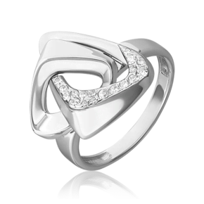 Кольцо из серебра с фианитами 01-5639-00-401-0200