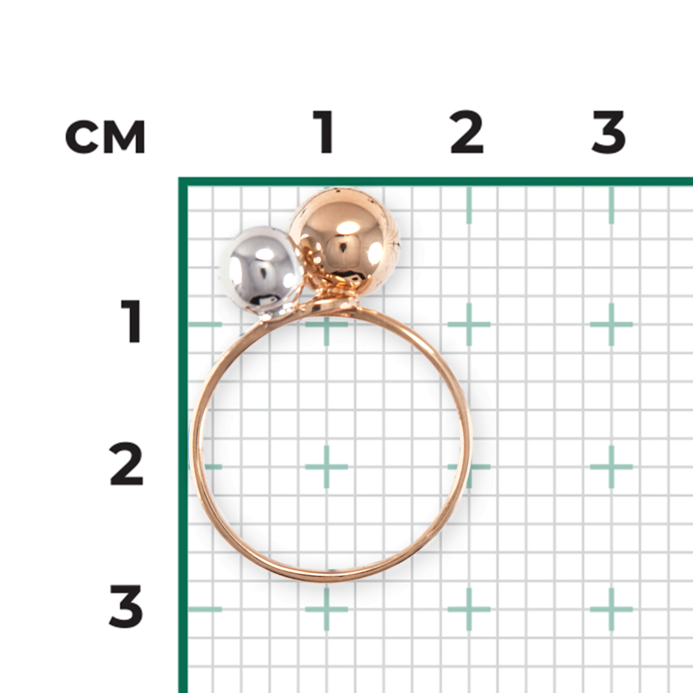 Кольцо из комбинированного золота 01-5250-00-000-1111-42